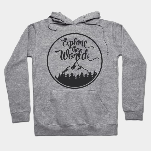 Explore the World Hoodie by Trapezio